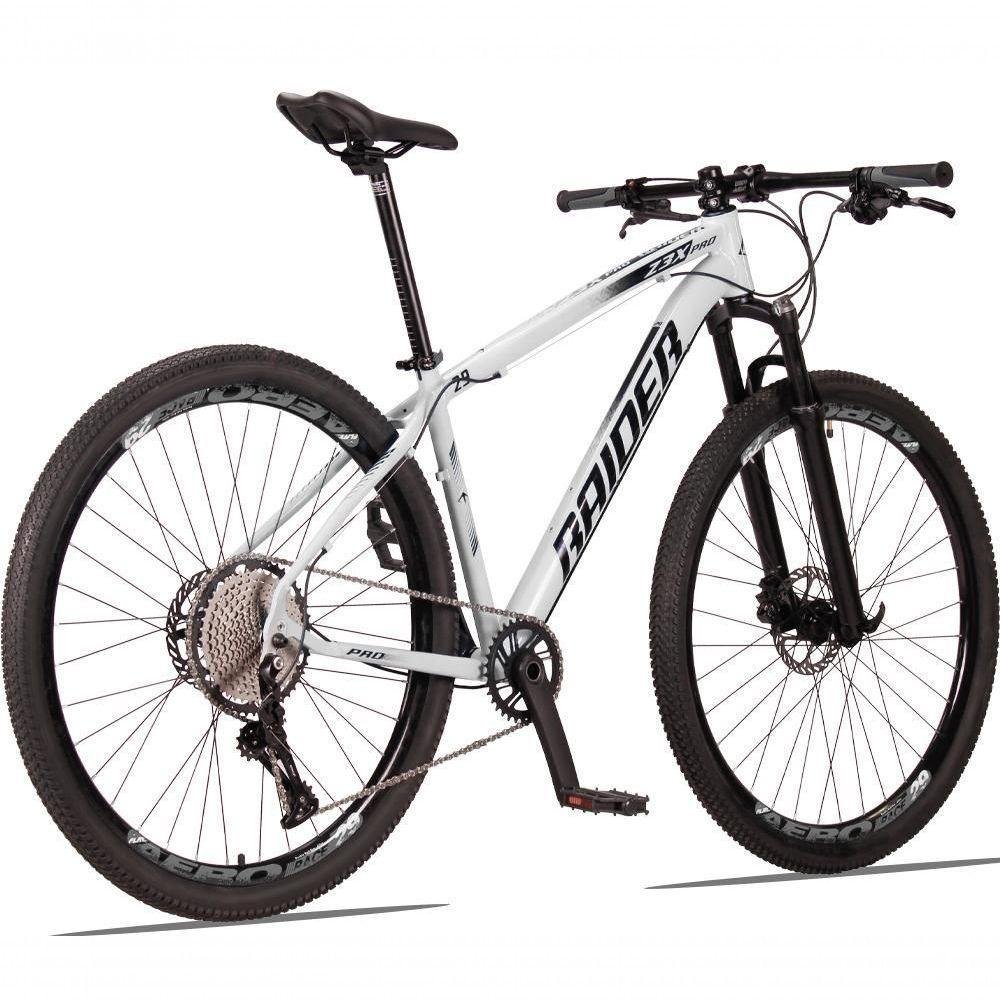 Bicicleta 29 Raider Z3X Pro 12V Branco+Preto - Imagem zoom