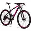 Bicicleta 29 Raider Z3X Pro 12V Freio Hidráulico Preto+Rosa - Imagem 3