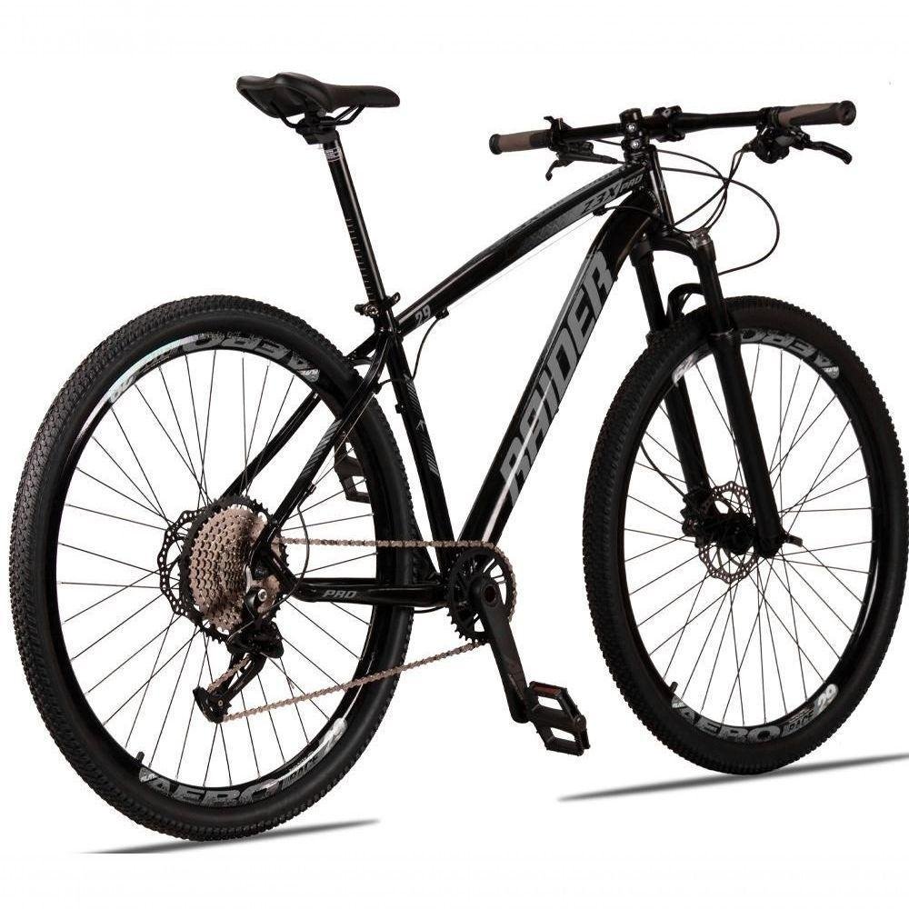 Bicicleta 29 Raider Z3X Pro 12V Preto+Cinza - Imagem zoom