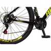 Bicicleta 29 Raider Z3X Pro 21V E Suspensão Preto+Amarelo - Imagem 3