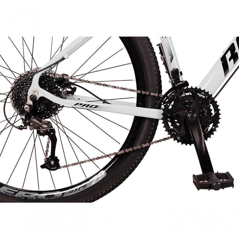 Bicicleta 29 Raider Z3X Pro 27V Câmbio Traseiro Branco+Preto - Imagem