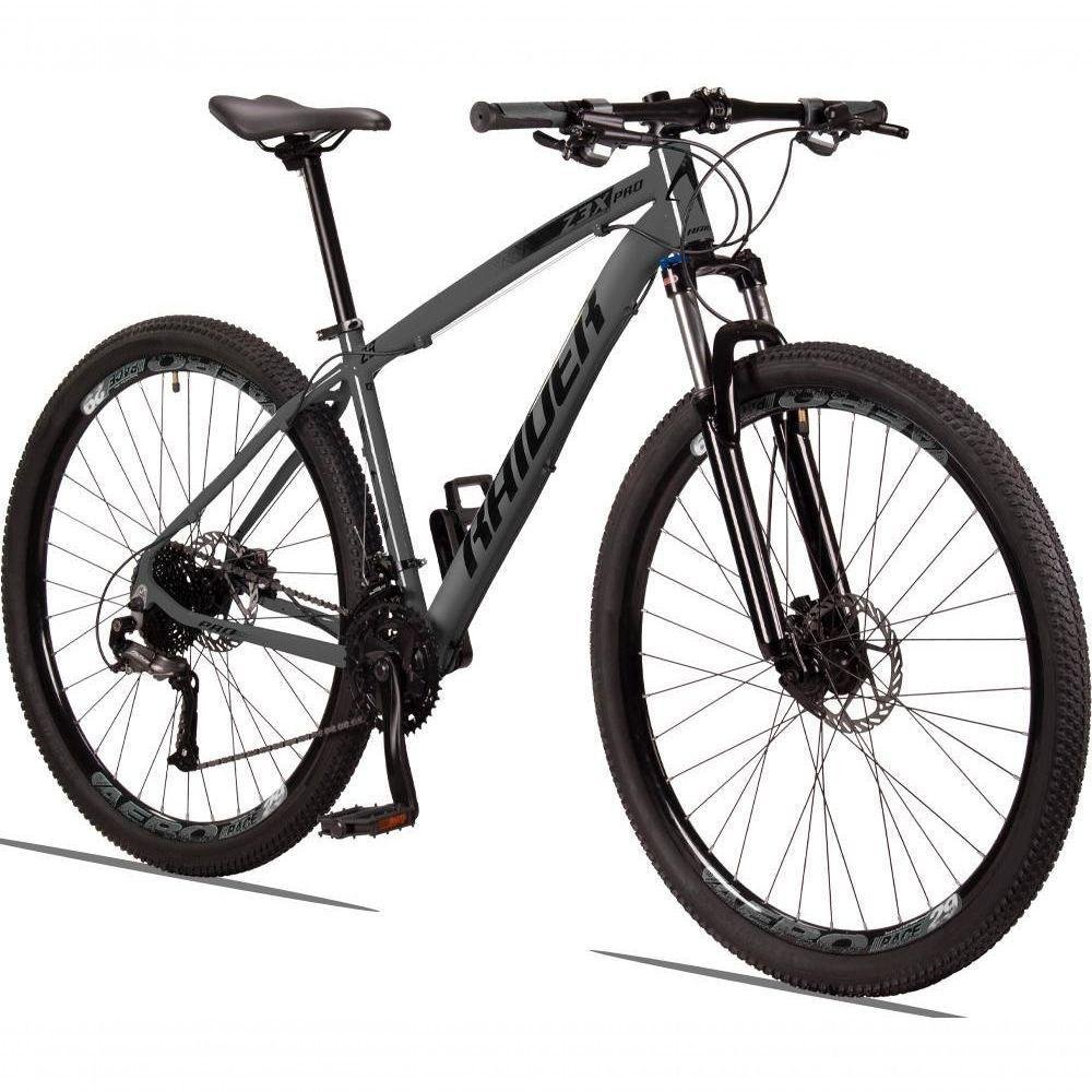 Bicicleta 29 Raider Z3X Pro 27V Grafite+Preto - Imagem zoom