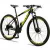 Bicicleta 29 Raider Z3X Pro 27V Preto+Amarelo - Imagem 1