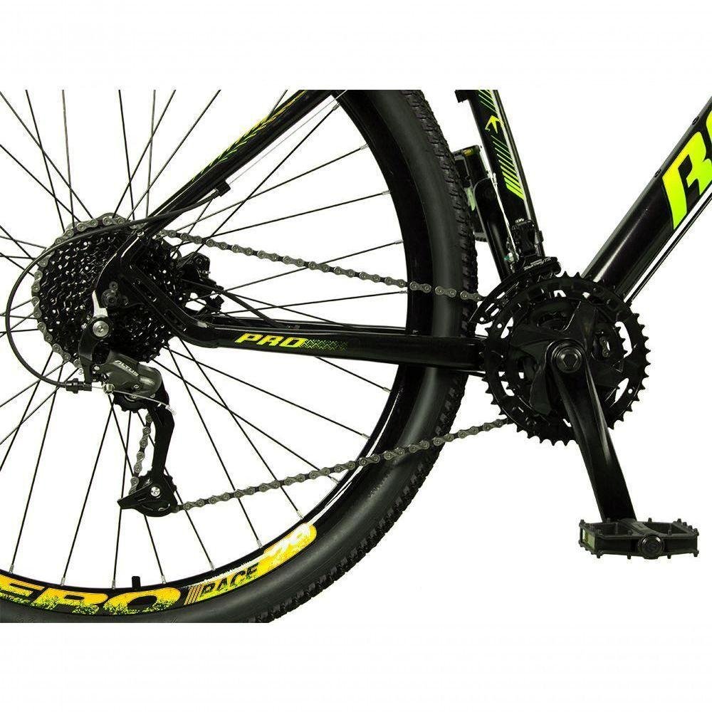 Bicicleta 29 Raider Z3X Pro 27V Preto+Amarelo - Imagem