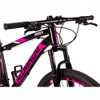 Bicicleta Aluminum Raider 24V Aro 29 Index Preto+Rosa - Imagem 5