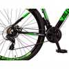 Bicicleta Aluminum Raider 24V Aro 29 Index Preto+Verde - Imagem 3