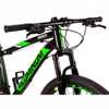 Bicicleta Aluminum Raider 24V Aro 29 Index Preto+Verde - Imagem 5