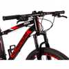 Bicicleta Aluminum Raider 24V Aro 29 Index Preto+Vermelho - Imagem 5