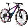 Bicicleta 29 Dropp Z3 12V Freio Hidráulico Azul+Rosa - Imagem 5