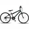 Bicicleta Aro 24 South 18 Marchas Freio V-brake - Preto Preto - Imagem 1