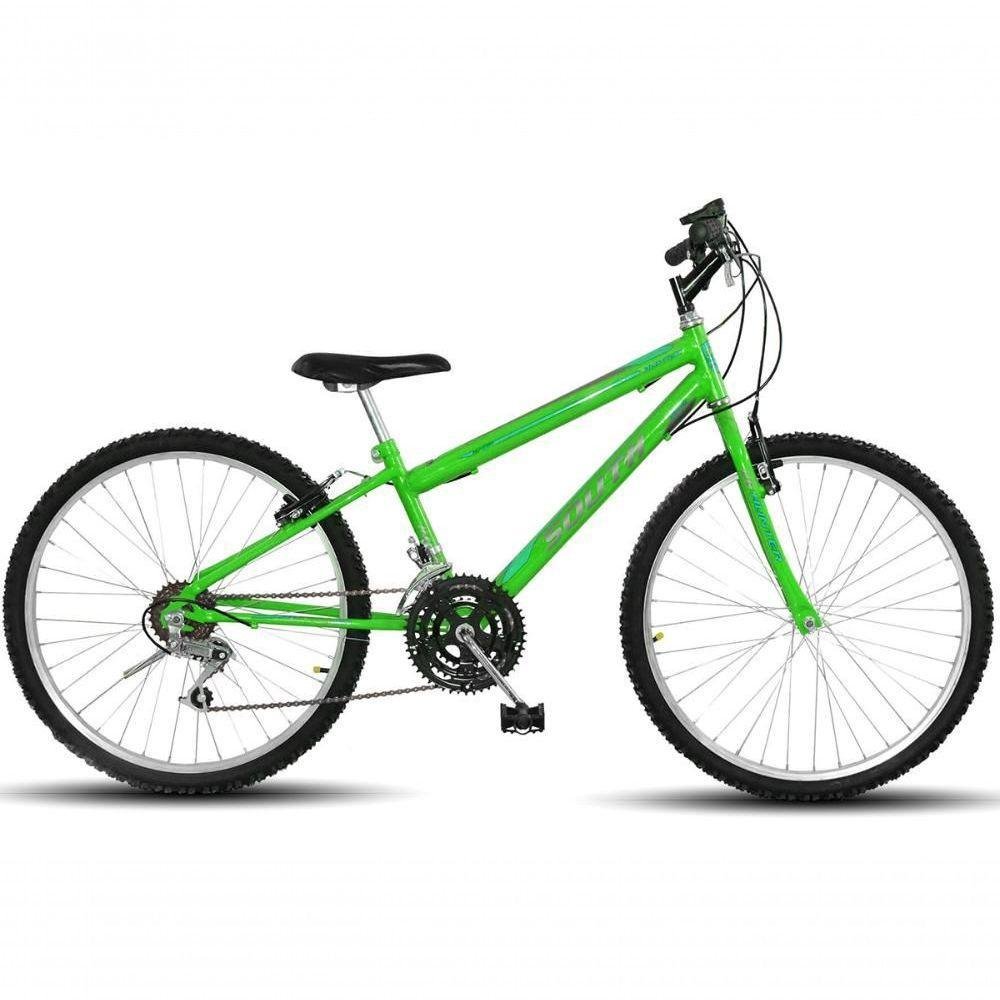 Bicicleta Aro 24 South 18 Marchas Freio V-brake - Verde Verde - Imagem zoom