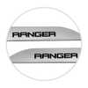 Jogo de Friso Lateral Ranger 2013 a 2024 Prata Geada - Imagem 2