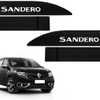 Jogo de Friso Lateral Sandero 2014 A 2024 Preto Nacre - Imagem 4