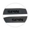 Jogo de Friso Lateral Spin 2013 a 2024 Cinza Satin Steel - Imagem 2