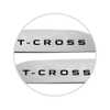 Jogo de Friso Lateral T-Cross 2020 A 2024 Prata Sargas - Imagem 2