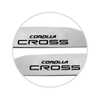 Jogo de Friso Lateral Corolla Cross 2021 A 2024 Prata Lua nova - Imagem 2
