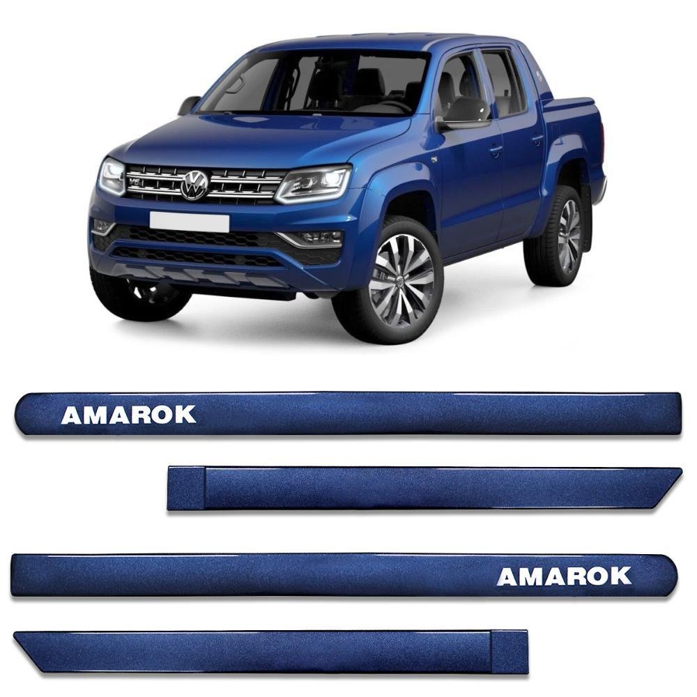 Friso Lateral Amarok 2010 a 2023 Azul Island Sean Car - Imagem zoom