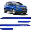 Friso Lateral Ecosport 2013 a 2021 Azul Aurora Alto Relevo - Imagem 1