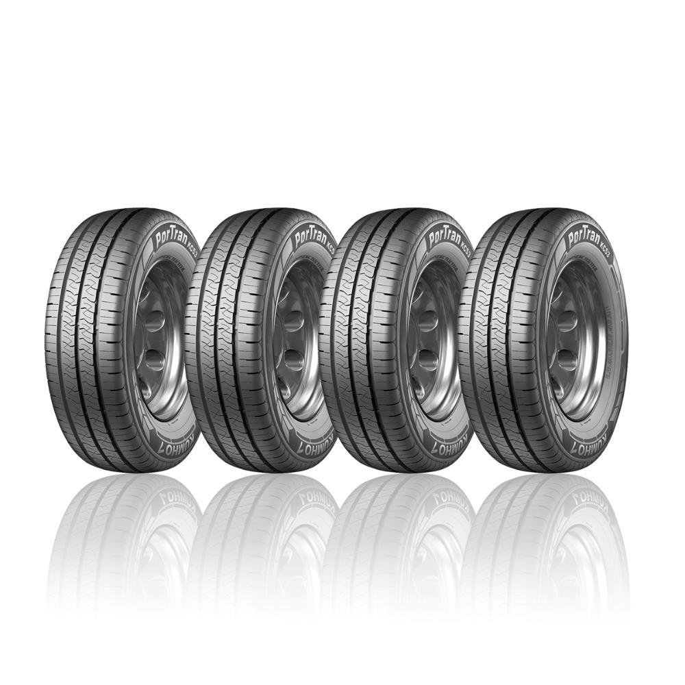 Pneu Aro 14 195R14C 106/104R Kumho Portran Kc53 kit4 - Imagem zoom