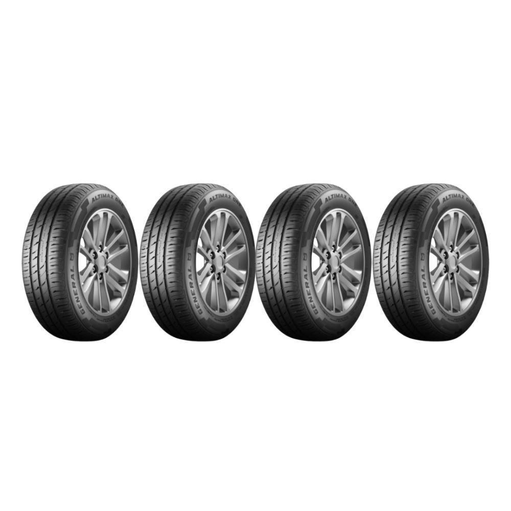 Kit 4 Pneu 195/65r15 91h Alt One - General Tire By Continental - Imagem zoom