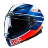 Capacete Hjc F70 Tino Azul Branco E Laranja 56 [f016] - Imagem 1