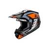 Capacete Hjc Off Csmxii Phyton Cinza Laranja E Branco 56 [f016] - Imagem 3