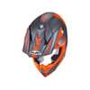 Capacete Hjc Off I50 Flux Preto Laranja Cinza E Azul 64 [f016] - Imagem 2