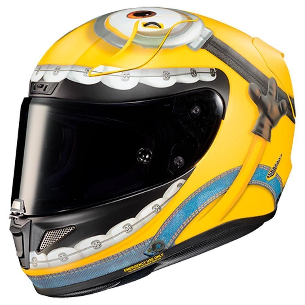 Capacete Hjc Rpha 11 Minions Otto Amarelo 58 [f016] - Imagem zoom