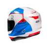 Capacete Hjc Rpha 11 Texen Branco Azul E Vermelho 59 [f016] - Imagem 2