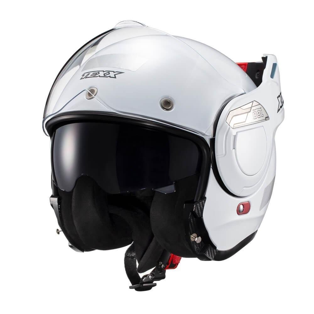 Capacete Texx Esc Stratos 180 Branco Brilho 58 [f016] - Imagem