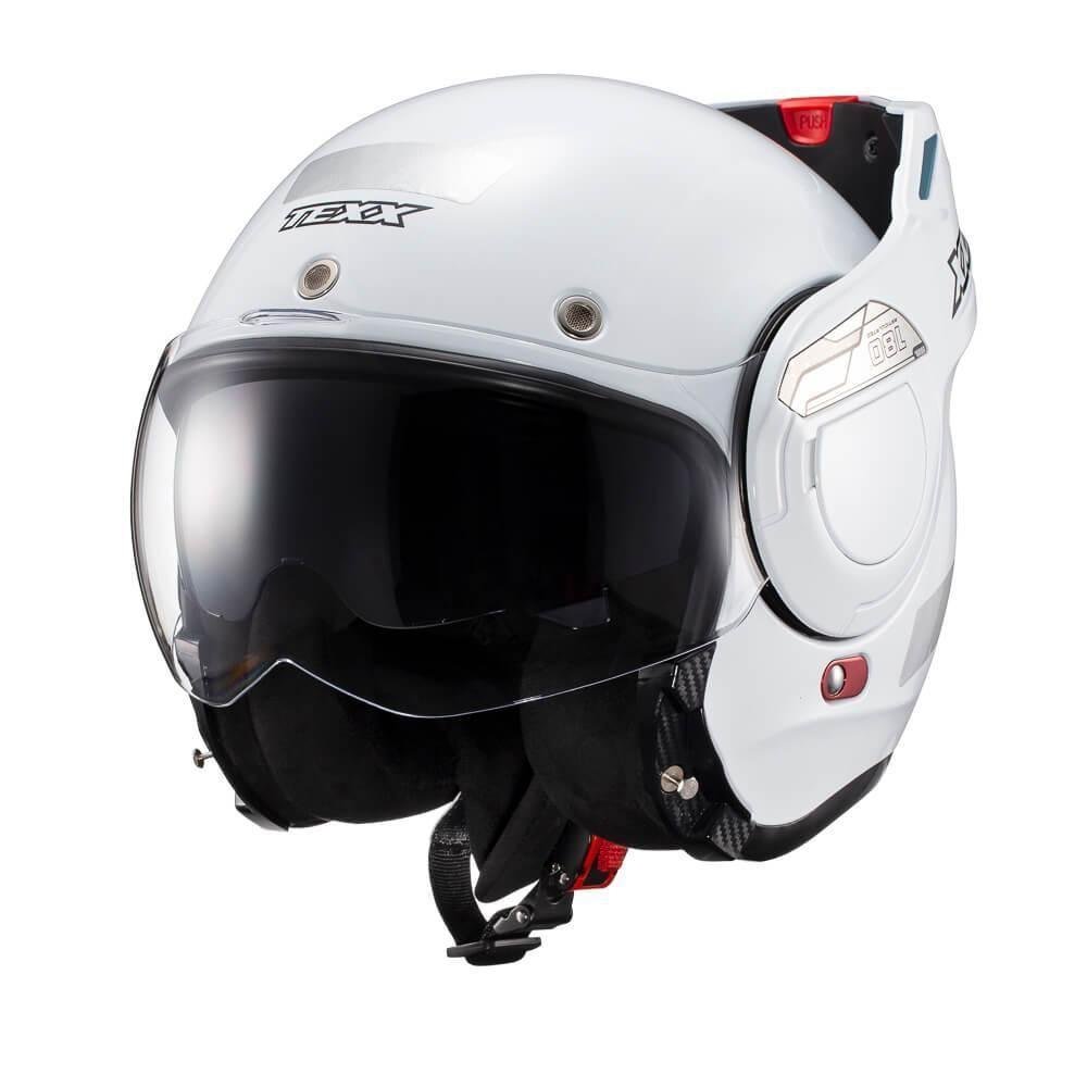 Capacete Texx Esc Stratos 180 Branco Brilho 58 [f016] - Imagem