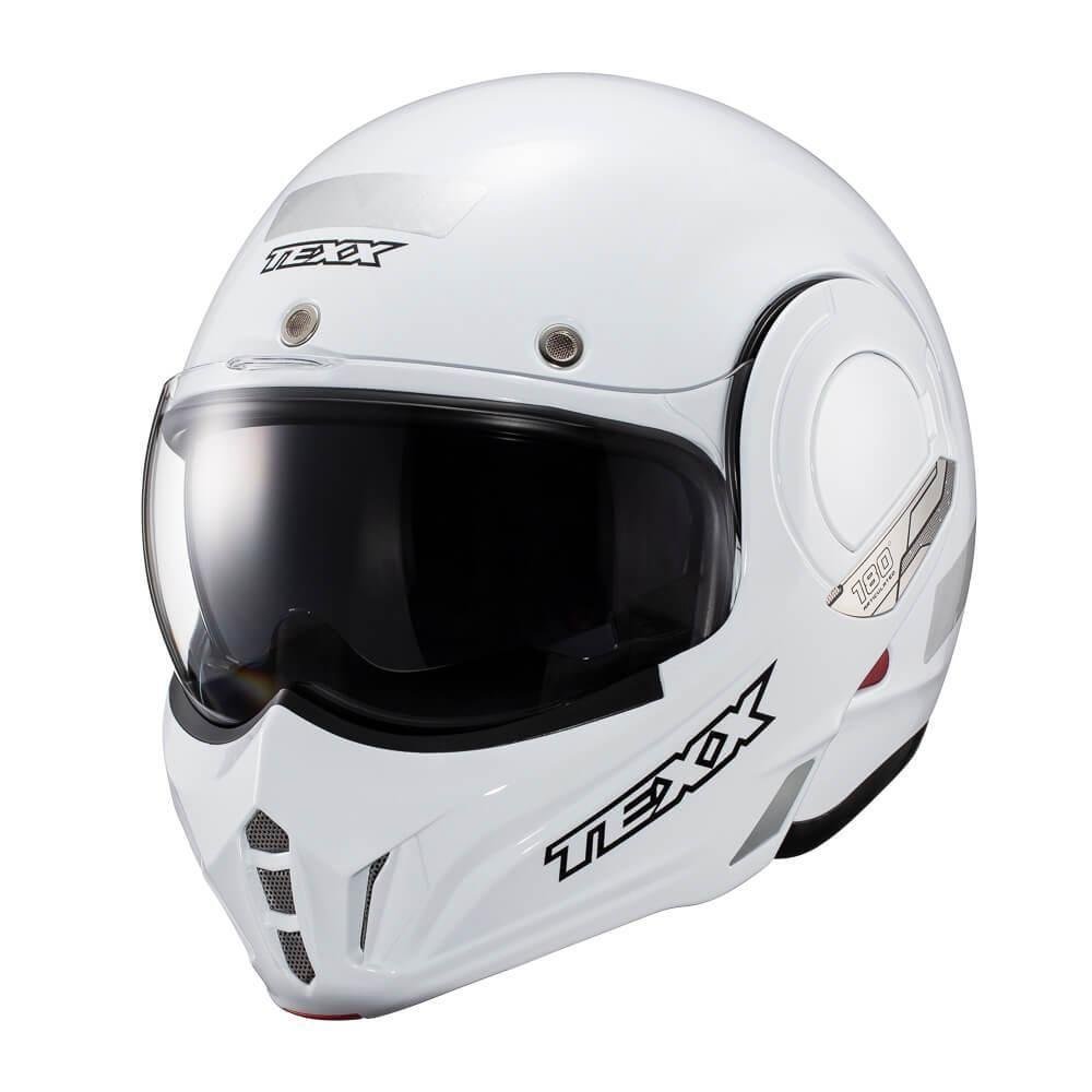 Capacete Texx Esc Stratos 180 Branco Brilho 58 [f016] - Imagem