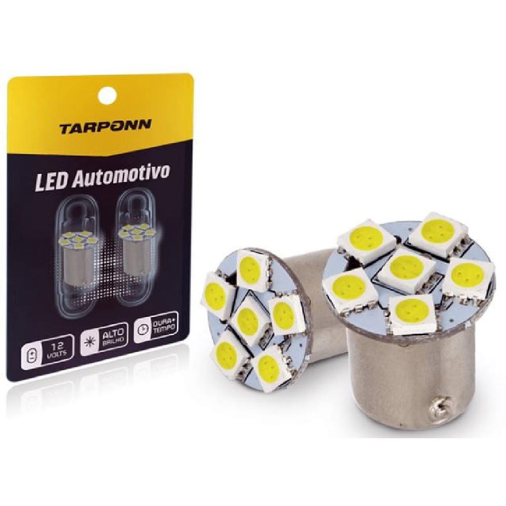 LAMPADA LED 6LEDS 12V 1POLO (BRANCO) 67/1141 - TP5011 -TARPON-244544