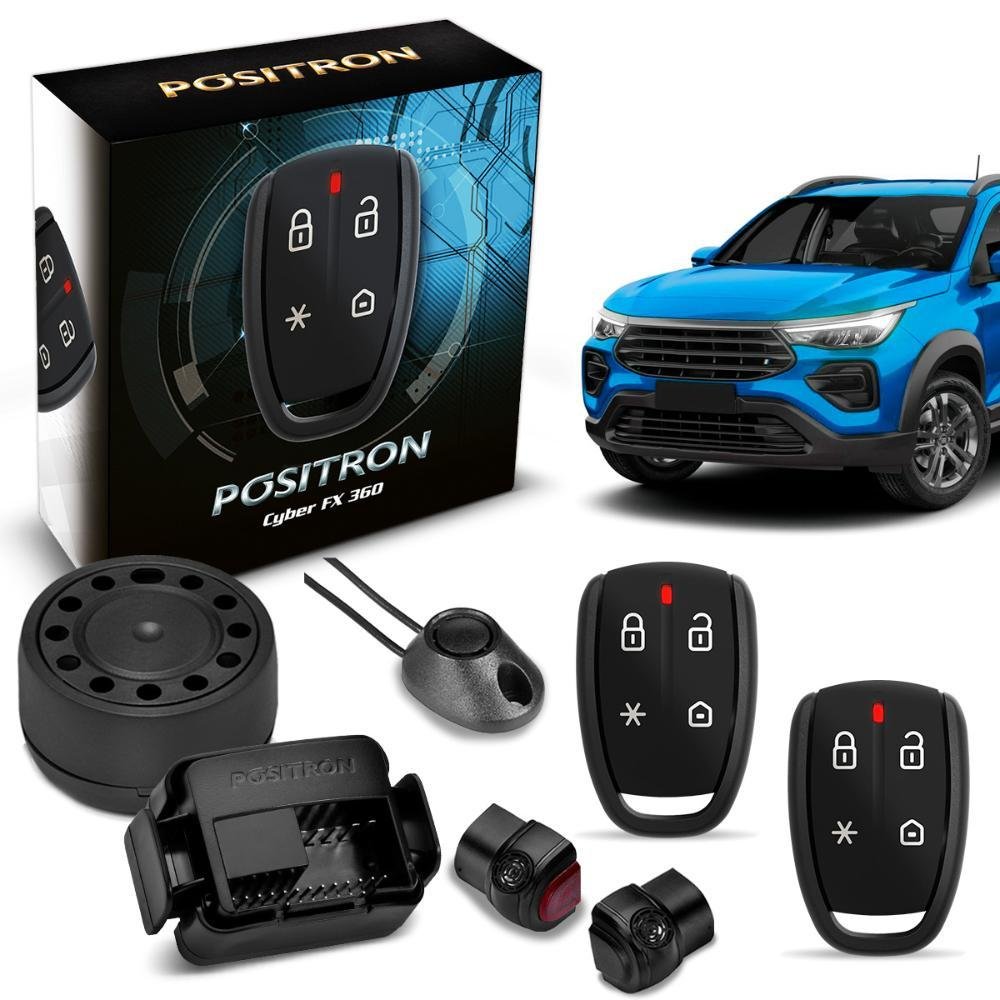 Alarme Automotivo Cyber Fx360 Universal Positron - Imagem zoom