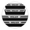 Jogo de Soleira Premium Hilux 2016 a 2020 Escovada 4 Portas - Imagem 3