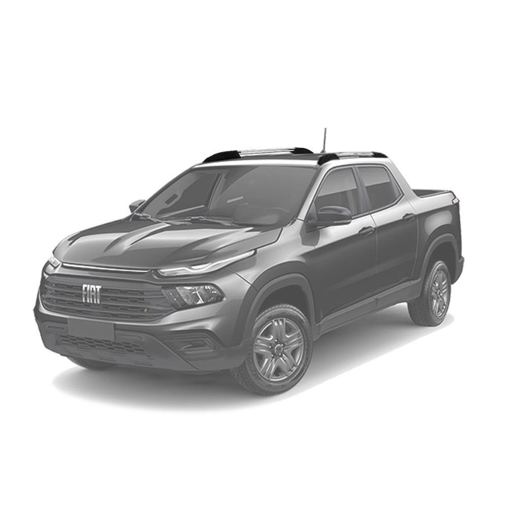 Rack De Teto Longarina Oroch Express Fiat Toro Endurance Polido Executive Bepo - Imagem zoom