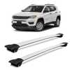 Rack Travessa de Teto Jeep Compass 2020 a 2022 Alumínio Prata - Imagem 1