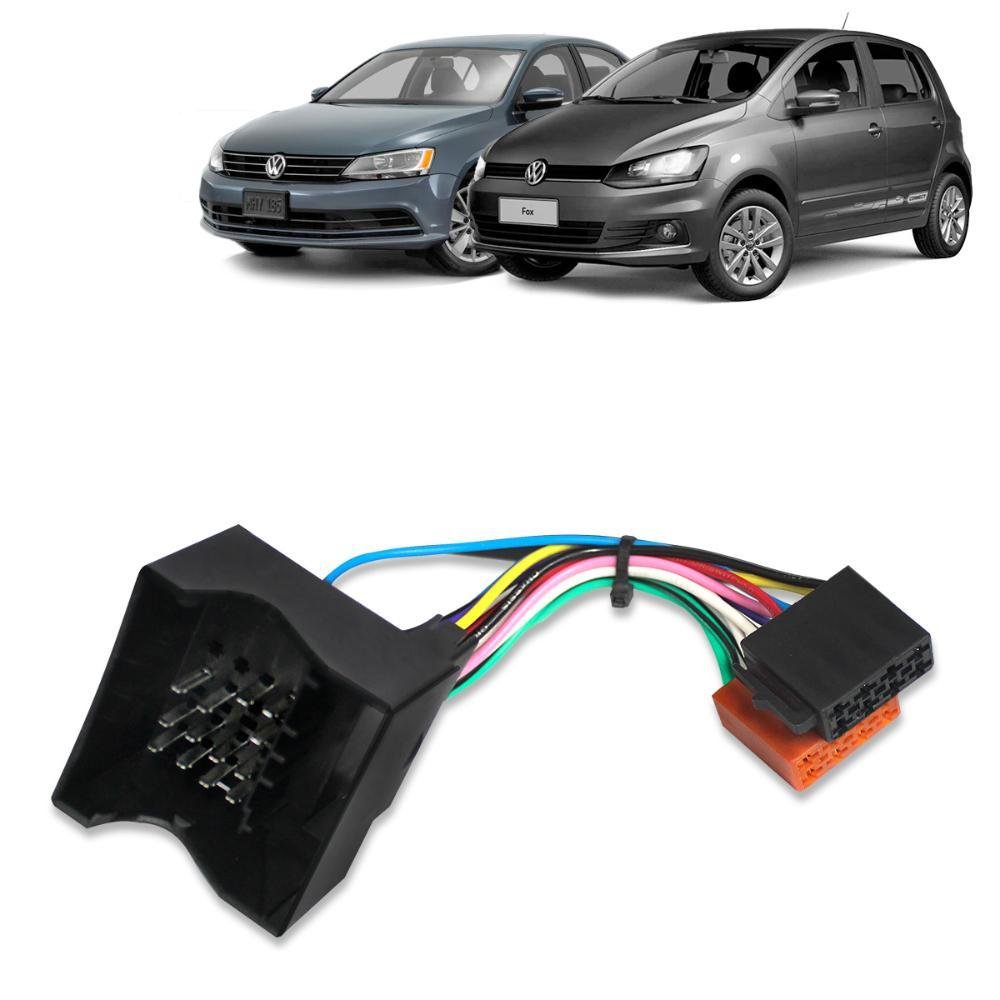 Chicote de Ligação QuadriLock Jetta 2006 a 2016 Fox 2021 Plug Conector - Imagem zoom