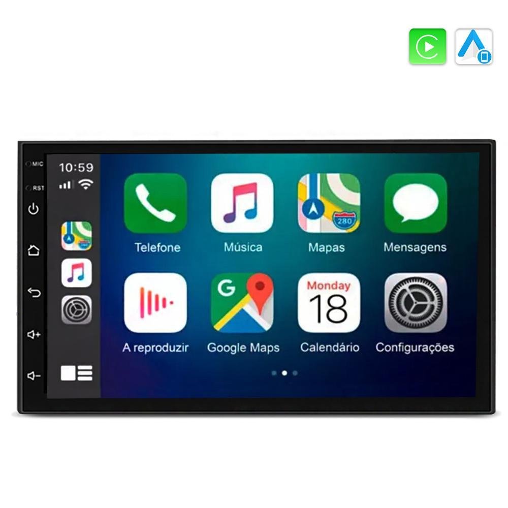 Central Multimídia Android Tela 9 Polegadas RS915BR Carplay Android Auto Bluetooth GPS - Imagem zoom