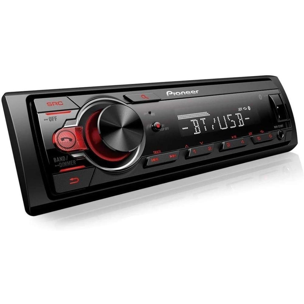 Rádio Automotivo Pioneer Mvh-s18bt Bluetooth Usb Auxiliar - Imagem zoom