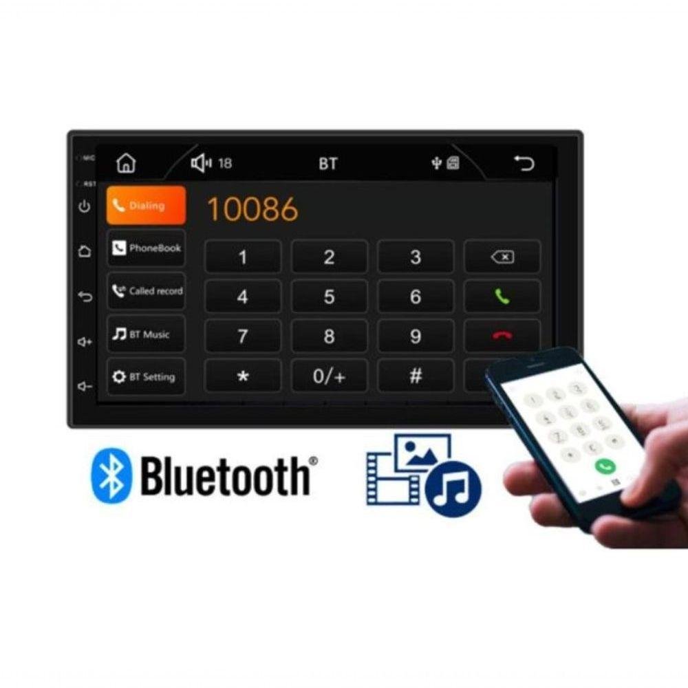 Multimídia  Carplay Mp5 Slim 7" - Rs708Br ROADSTAR-616616 - Imagem