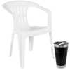 Combo Copo Térmico de Cerveja com Tampa Matte Black 473ml + Cadeira com Braços - Atalaia - Imagem 1