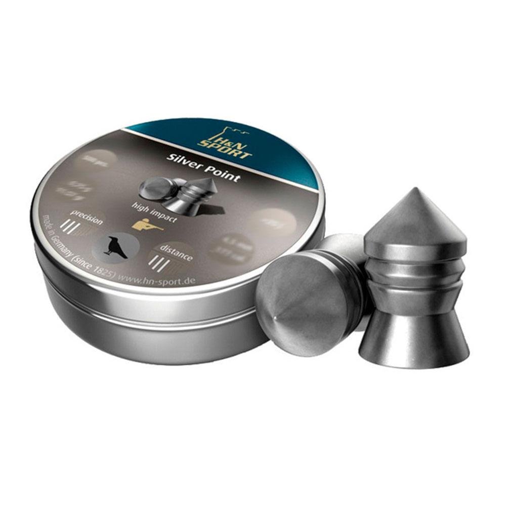 Chumbinho Silver Point 5.5 mm 200un H&N Sport-H&N SPORT-244308