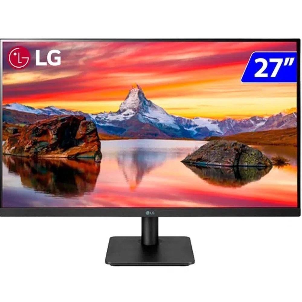 Monitor Lg Led 27" Ips Full Hd Hdmi Vga Amd Freesync 27mp400-b - Preto - Bivolt - Imagem zoom