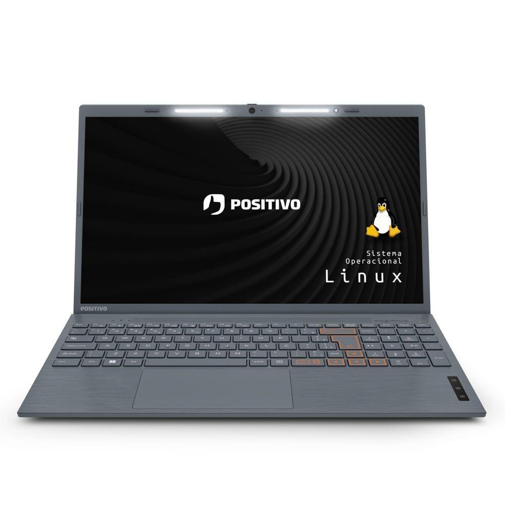 Notebook Positivo Vision C15 Intel Celeron N4020 Linux 8GB RAM 240GB SSD Lumina Bar 15.6” HD Cinza - Imagem zoom