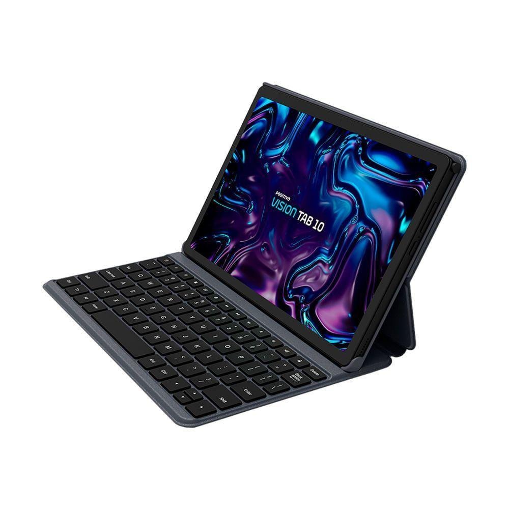 Positivo Tab 10 Capa Teclado 4gb Ram 128gb 5+13mp 10.1" Hd - Imagem zoom