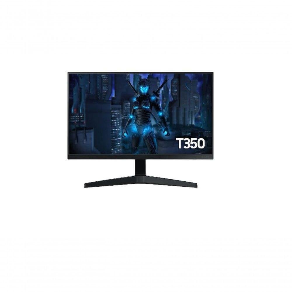 Monitor Samsung 24 Gamer Led Ips Full Hd Vesa 75hz, 5ms, Free Sync Modo Gaming Preto Lf24t350fhlmzd - Imagem zoom