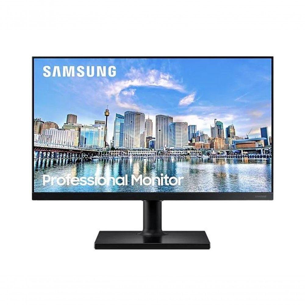 Monitor Samsung 24" LED/IPS FHD com HDMI, USB, DisplayPort, FreeSync, Ajuste de Altura e Rotação LF24T450FQLMZD - Imagem zoom