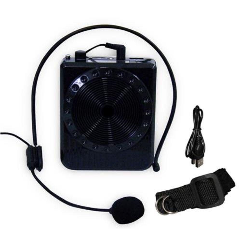 Amplificador de Voz com Microfone para Professores Palestras K150 Preto - Imagem zoom