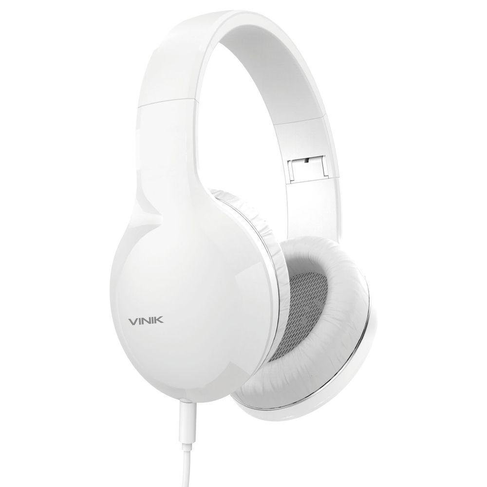 Fone Headset Go Tune Branco Com Microfone Cabo 1.2M Plug P2 - Imagem zoom